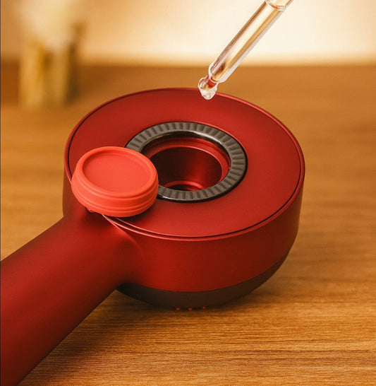 Brosse de massage électronique pour les soins capillaires - applicateur d’huile liquide