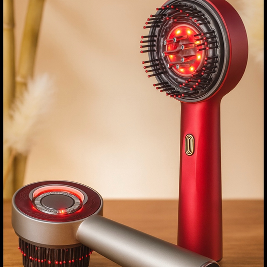 Brosse de massage électronique pour les soins capillaires - applicateur d’huile liquide